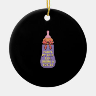 パーティーマイのベッド2amボトルを持ってくる セラミックオーナメント