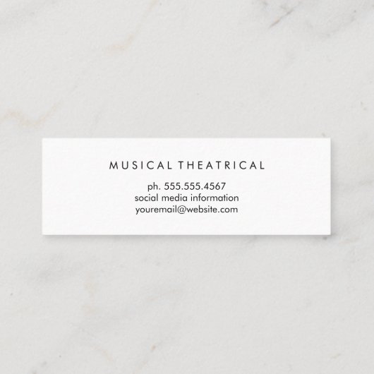 パーティーマスクアイコン スキニー名刺 (裏面)