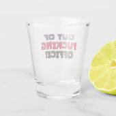 パーティーメガネのオフィス外 ショットグラス (裏面)