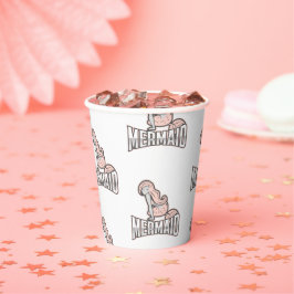 パーティーメルメイズ誕生日ピンク紙カップ 紙コップ