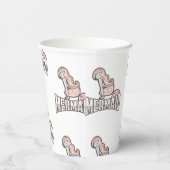 パーティーメルメイズ誕生日ピンク紙カップ 紙コップ (右)