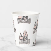 パーティーメルメイズ誕生日ピンク紙カップ 紙コップ (裏面)