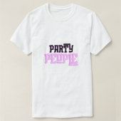 パーティーモダンタイポグラフィホワイトメンズTシャツ Tシャツ