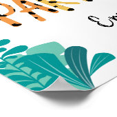 パーティーモダン動物子供の誕生日パーティーポスター ポスター (角)