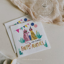 パーティーモダン動物子供の誕生日パーティー