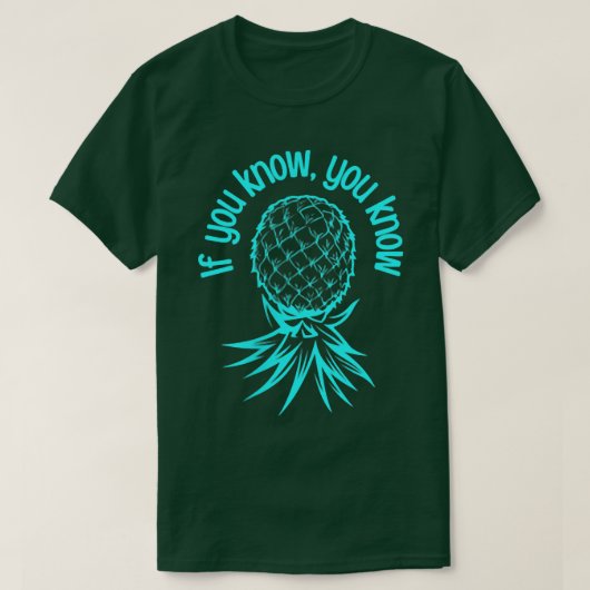 パーティーモード逆さまにPineapple Swinger Vanilla S Tシャツ (デザイン正面)