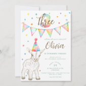 パーティーヤギ第3期招待状子 招待状 (正面)