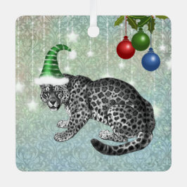 パーティーユキヒョウ格言ハットとオーナメント メタルオーナメント