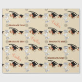 パーティーユニセックスシンプルラップ ラッピングペーパー (フラット)