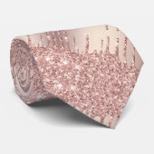 パーティーユニセックスネックタイバラ赤面グリッタードリップ ネクタイ (ロール)