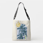 パーティーライト、カクテル、ディスコボールを手のひらに クロスボディバッグ (裏面)