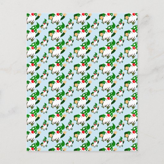 パーティーラッキーアイルランド格言St patricks day招待状 チラシ (裏面)