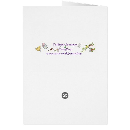 パーティーラブおもしろいピエロロマンスユーモアValentines (裏面)