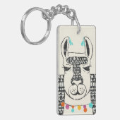 パーティーラマ – ポートレート キーホルダー (正面左)