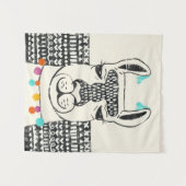 パーティーラマ – ポートレート タペストリー (正面(横))