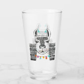 パーティーラマ – ポートレート タンブラーグラス (裏面)