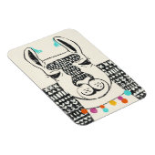 パーティーラマ – ポートレート マグネット (右側)