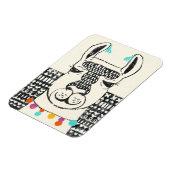 パーティーラマ – ポートレート マグネット (左側)