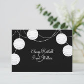 パーティーランタンinシルバーRSVP 出欠カード (スタンド正面)