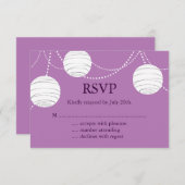 パーティーランタンPurple RSVP (正面/裏面)