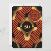 パーティーレッド 招待状 (正面)