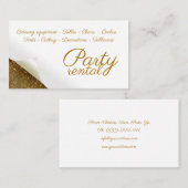 パーティーレンタルバルーン食器刃物用品 名刺 (正面/裏面)