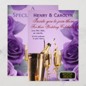 パーティーローズ 招待状 (正面/裏面)