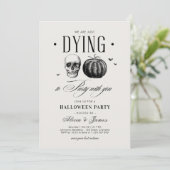 パーティーヴィンテージに死ぬ大人ハロウィーン招待状 招待状 (スタンド正面)