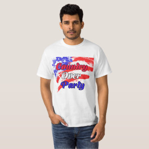 パーティー上の国 Tシャツ