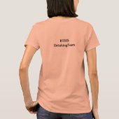 パーティー今すぐ、後でリハビリ Tシャツ (裏面)
