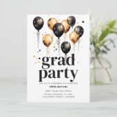 パーティー付きグラード招待状テンプレート 招待状 (スタンド正面)