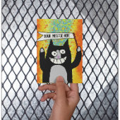 パーティー付きサインカーパーソナライズされたド ポストカード