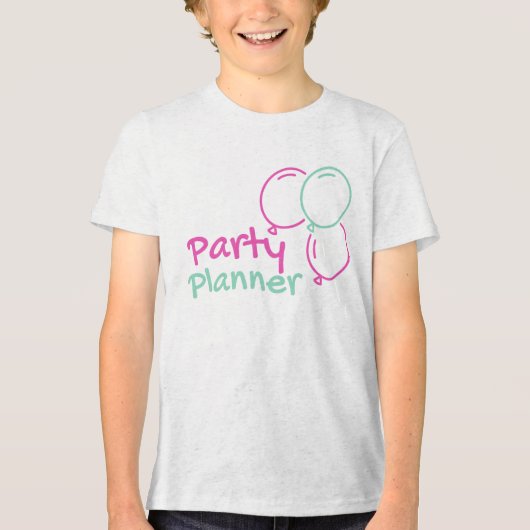 パーティー企画+バルーン プリント トライブレンドTシャツ (正面)