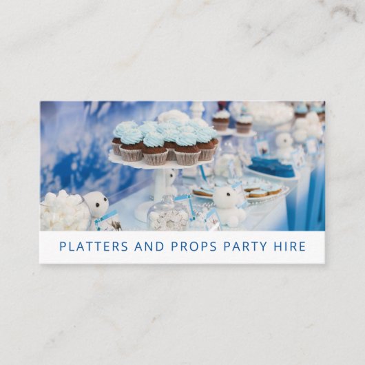 パーティー供給イベント採用 名刺 (正面)