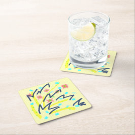 パーティー供給 スクエアペーパーコースター