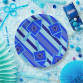 パーティー供給 – ハヌカー（ユダヤ教の祭り）紙プレートデザイン ペーパープレート (パーティー)