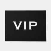 パーティー入り口のVIP独占的ブラックフォーマット ドアマット (正面)
