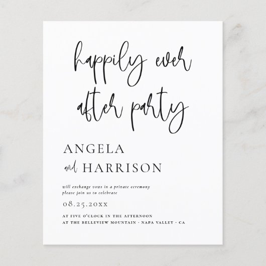 パーティー写真の後に予算を余裕で結婚済む (正面)