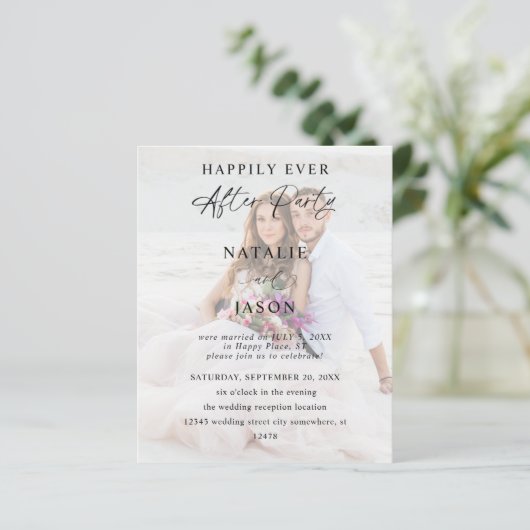 パーティー写真結婚披露宴の後の予算 (スタンド正面)