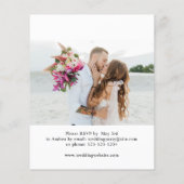 パーティー写真結婚披露宴の後の予算 (裏面)