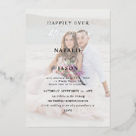 パーティー写真結婚披露宴v2 箔招待状