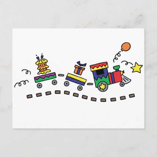 パーティー列 ポストカード (正面)