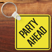 パーティー前方メタルスクエアキーチェーン キーホルダー (正面)