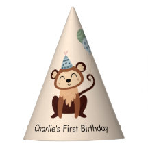 パーティー動物のサル風船，誕生日