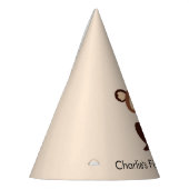 パーティー動物のサル風船，誕生日 パーティーハット (左)