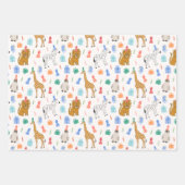 パーティー動物の包装紙 ラッピングペーパーシート (正面2)