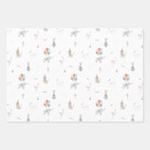 パーティー動物の包装紙 ラッピングペーパーシート (正面)