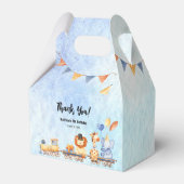 パーティー動物の子ジャングル誕生日パーティー フェイバーボックス (裏面サイド)