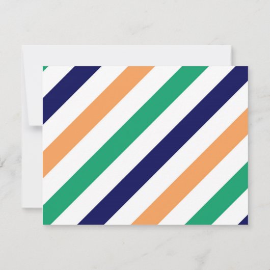 パーティー動物の子供の誕生日招待状 招待状 (裏面)