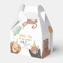 パーティー動物の誕生日パーソナライズされた会 フェイバーボックス